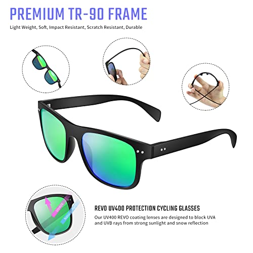 Zha Zha Polarized Sports Sunglasses, Tr90 Frame, Uv400 Protection Cycling Glasses, Outdoor Fishing Sunglasses For Men Women Youth Running Cycling Biking Fishing Driving Motorcycle Baseball Golf #TOP2