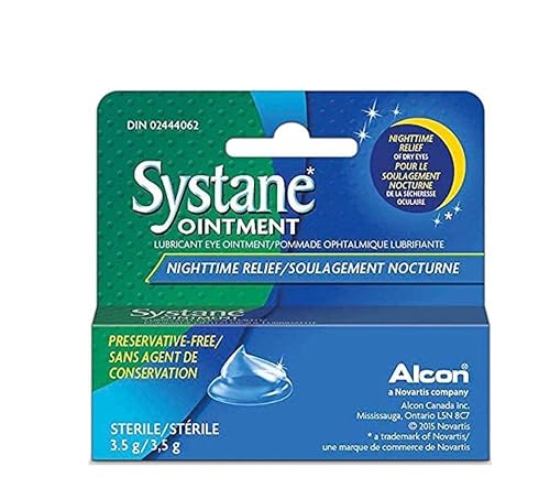 Systane Nighttime Lubricant Eye Ointment-0.123 oz, 3.5g, 2 pack