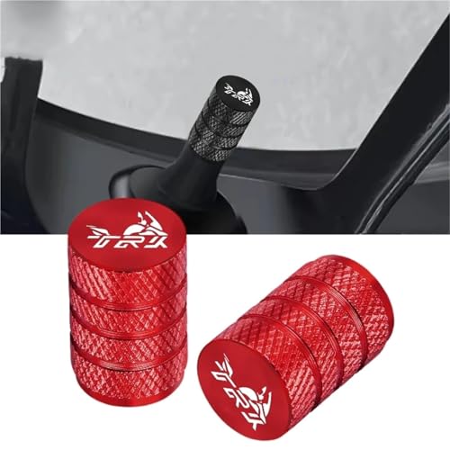 Cubiertas de válvula Benelli TRK 502 en aluminio CNC duradero 2