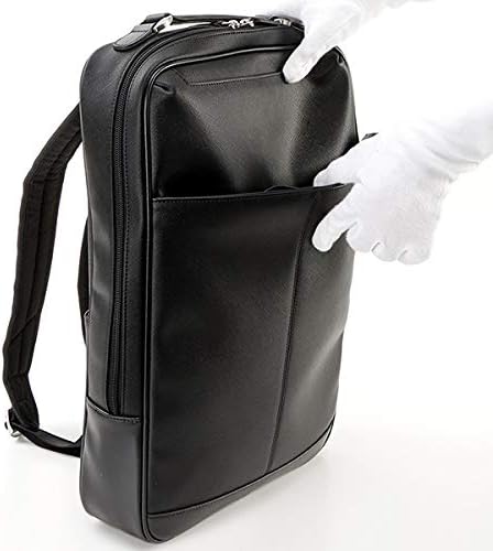 Amazon ビサルノ Visaruno ラクチン快適バッグ 薄マチビジネスリュック 05ブラック Visaruno ビサルノ メンズバッグ 財布