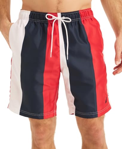 Nautica Mens Regular fit Swim Trunks Swimwear Small / 6 Inseam Blue