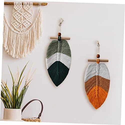 Tenture murale en macramé lot de 5 déco bohème salon