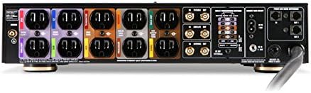 Rear view of the Monster MP HTS5100 MKII PowerCenter showing various input and output ports