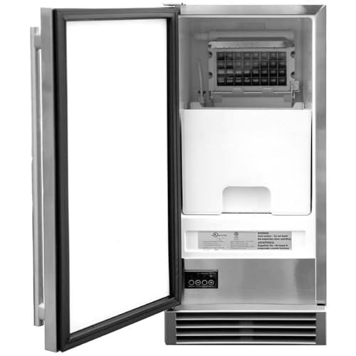 Fabricadora de hielo Summerset 50 lbs capacidad 15 pulgadas miniatura 2