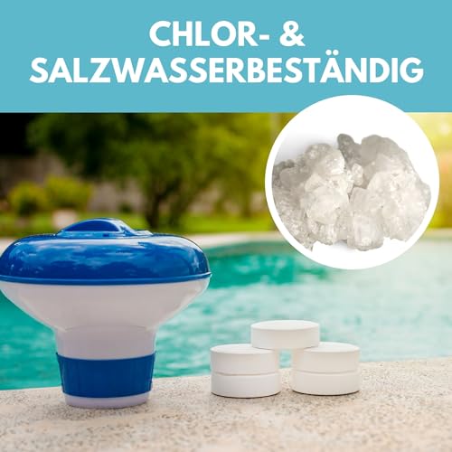 Amapool Bypass Set Pool 38mm – Komplettset für Poolheizung & Sandfilteranlage mit 3-Wege-Ventil, Anschlussset für Poolzubehör & Schlauch 32/38mm, Poolheizung
