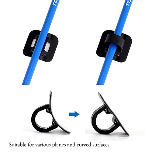 Wdhhnp Bike Cable Guide,Bike C-Clips Clamps Housing Hose Guide,Bicycle Cable Clips For Mtb Road Bike Brake Derailleur Shift Cables. #TOP3