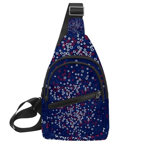 Bolsa de pecho impermeable para hombre con estampado de dinosaurio