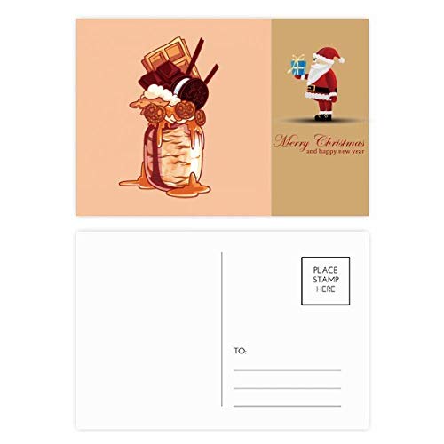 Cartes postales Père Noël et chocolat pour accompagner tous vos cadeaux