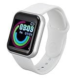 Jectse Reloj Inteligente para Hombres y Mujeres, Reloj de Seguimiento de Actividad Física con Pantalla de 1,44 Pulgadas, Resistente Al Agua IP65 con Modos Blancos
