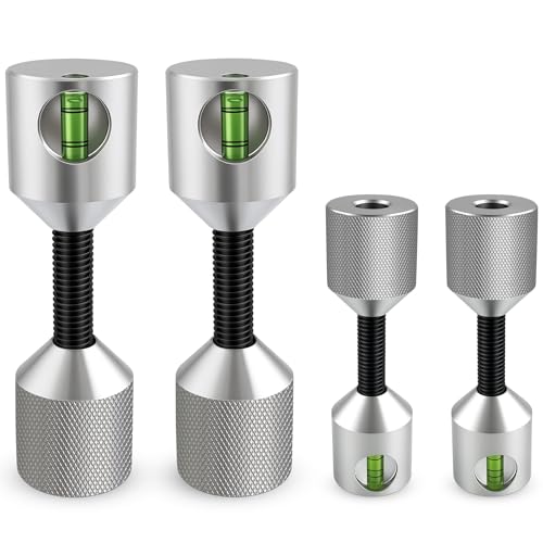 C CLINK Flange Two Hole Pins Set, 304 Stainless Steel Pipe Fitting Tools with Built-in Level, 1-1/8" & 1-5/8" Diameter, Essential Pipefitter Tools for Pipe Flange Hole Positioning Alignment