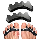 PrimalStep Toe Separators, Spreaders, Spacers, Straightener to Correct Toes for Men and Women, Bunion Corrector, Foot Pain, Plantar Fasciitis, Over 50% Thicker, XL