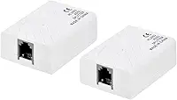 Filtro divisor em linha, divisor de linha telefônica 6P2C para telefone, máquina de fax, pacote com 2