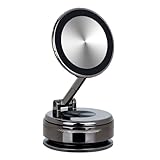 LckCryspho 電動真空磁気吸盤電話ブラケット – 360度回転対応で運転中のスマホ固定に最適、滑らかな表面への強力装着