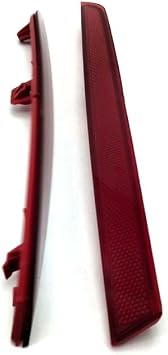 2Pcs Rear Bumper Reflector Light Red Lens For BMW 3 Series F30 F31 M Sport 12-17
