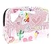 Produktbild Süße Einhorn-Herz-Kaktus-/Schmetterlings-Kulturbeutel/Make-up-Organizer/Kosmetiktasche/tragbares Reise-Set/Haushalts-Aufbewahrungspack/Badezimmer-Aufbewahrung für Geschäft, Urlaub, Haushalt
