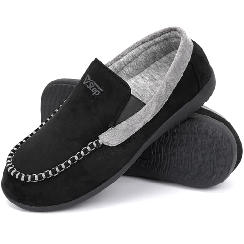 Wide Arch Support Moccasin Slippers
