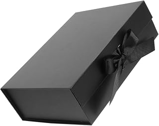 VANZACK Caja De Cajas Para Propuesta De Dama De Honor Cajas De De Cartón Poliéster Negro