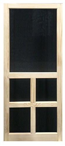 Solid Stainable Screen Door Victoria 30 in. x 80 in