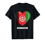 Camisetas con la bandera de Afganistán