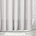 mDesign Waffle Knit Shower Curtain - Long Cotton Blend Bathroom Shower Curtain - Spa Quality, Luxury, Solid Color Cloth Shower Curtains for Bathroom - Hyde Collection, 72