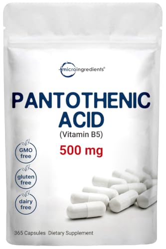 Vitamin B5 Structure Pantothenic Acid, Vitamin B5, Pantothenate