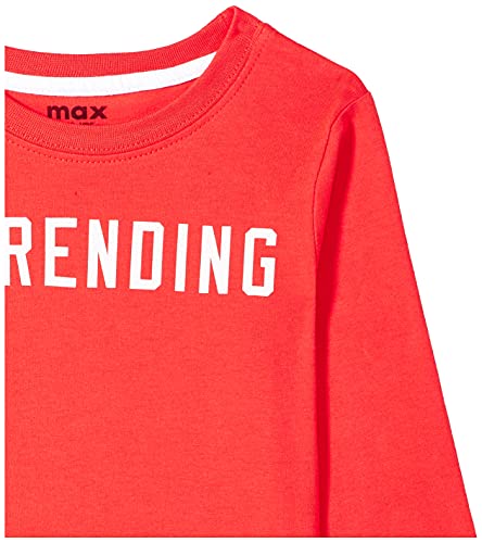 Image of Max Boys Printed Crew Neck T-Shirt