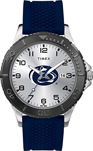 Image of Timex Tribute Men's Collegiate Gamer 42mm Watch - Georgia Bulldogs with Black Silicone Strap