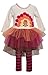 Bonnie Jean Little Girls' Pilgrim Turkey Appliqued Playwear Set