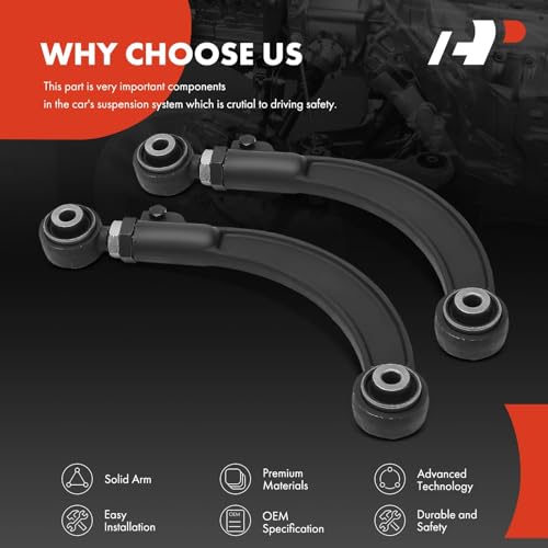 A-Premium 2 x Rear Upper Control Arms, with Bushing, Compatible with Honda Civic 2016-2023 by A-Premium - Used condition - Image 4