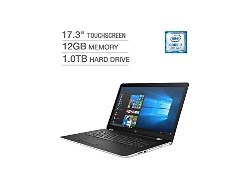 HP 17 17.3" Touchscreen WLED-backlit HD+ Laptop Computer, Intel Quad-Core i5-8250U (Beat i7-7500U)up