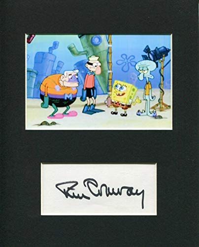 Tim Conway SpongeBob SquarePants Barnacle Boy Signed Autograph Photo Display - Movie Plaques & Collages