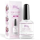 Top Coat Lucido Smalto Sigillante per Unghie 12ml ad Asciugatura Rapida - Smalto Trasparente per manicure e pedicure Top Coat per Unghie con Effetto Gloss, Sigilla e Protegge