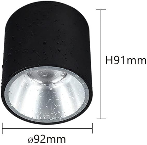 Spotlight, Led Ceiling Spotlight Surface Mounted Accent Spot Light, Ip65 Bathroom Wall Spot Lighting Fixture, Modern Ceiling Spotlights for Bath Balcony Corridor Bath