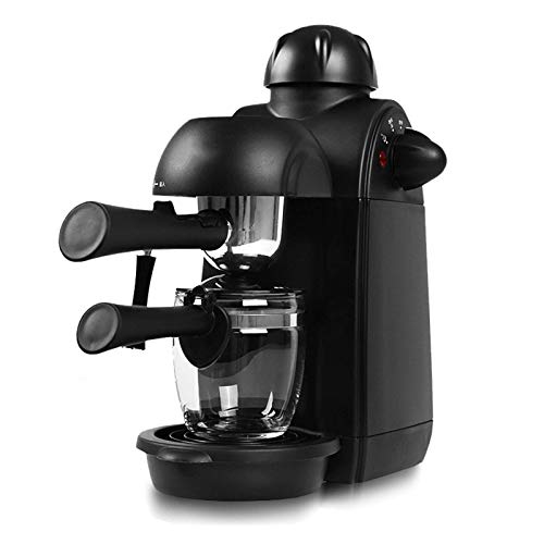 EsPress-Kaffeemaschine, 5 bar Druck, Knopfbetrieb, Dampfmilchschaum, tragbare gemahlene Kaffeebohnen Cappuccino, 800 W
