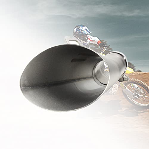 1.5-2" Inlet Stainelss Steel Motorcycle Exhaust Muffler Slip On With Moveable Db Killer Dirt Bike Street Bike Scooter - Rainbow End #TOP2