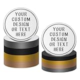 Custom Coins Bulk - Design Your Own Coin, Colleague Coworker Appreciation Gift Anniversary Wedding Party Favors Bulk Customized Commemorative Coins (Style 01- All Your Text/Logo/Photo)