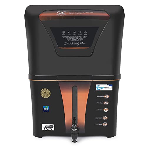 Image of Bio Alkaline with Copper |Ro, UV, UF, TDS Controller RO Water Purifier | 12 L |Black