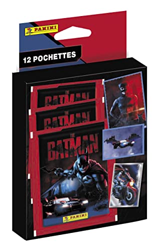 Panini 004394KBF12 The Batman (2022) Blister 12 fundas de pegatinas