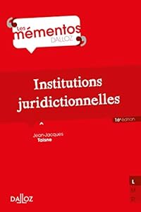 Institutions juridictionnelles - 16e éd.