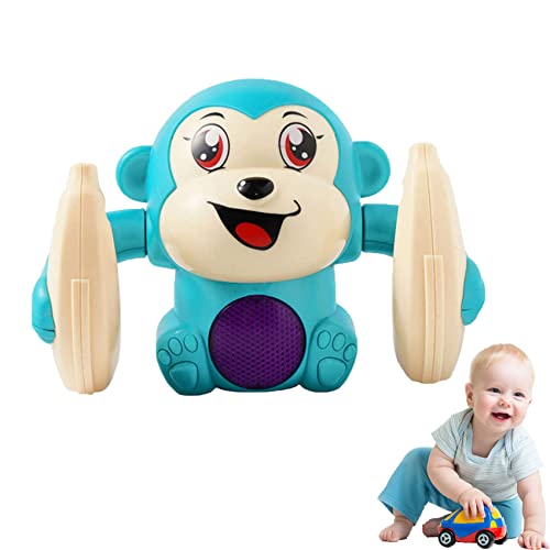 TTEDMO Early Infant Electric flip and Head Monkey Toys,2023 New