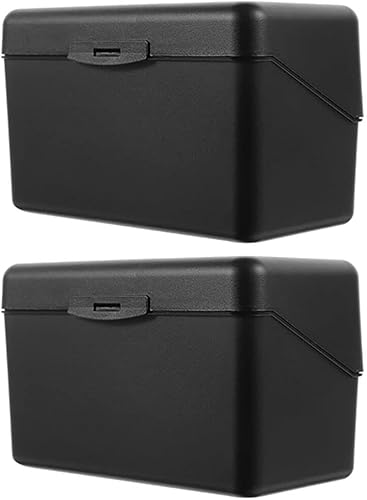 Caja de tarjetas de oficina, contenedor de tarjetas, estuche de almacenamiento para tarjetas de visita, organizador de tarjetas de oficina, soporte