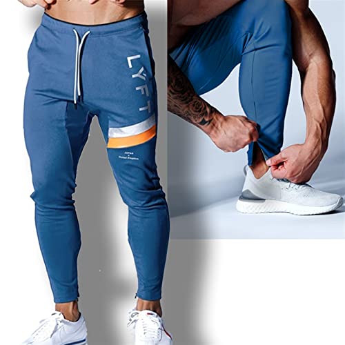 Confidence Craftsman New Men Homme Streetwear Jogger Fitness Bodybuilding Hombre Sweatpants Trousers Men (Color : Gl1030Wh212K-C049, Size : Large) #TOP1