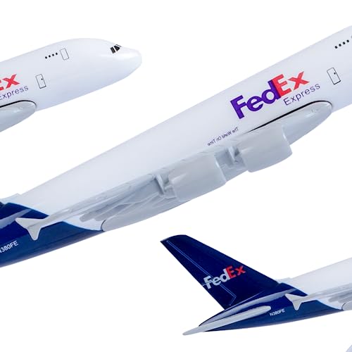 Bswath Model Planes Concorde Model Airplane Metal Plane Die-cast Alloy Airplanes for Gift and Collection (Fedex380) - Thumbnail 4
