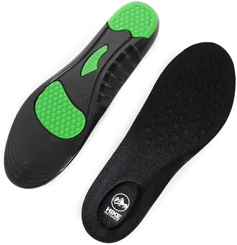 Hike Footwear - Orthopedic Soles - Comfort & Stability for Hiking Adventures | Orthotic Insoles |Trim-to-Fit for Work Boots, Walking & Hiking (US Women 5 - US Men 3)