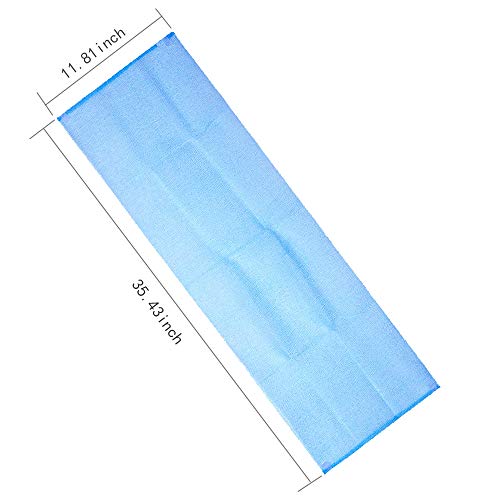Long Leaf Exfoliating Bath Cloth Dual-Sided Exfoliating Nylon Bath Towel With Deep Clean & Invigorate Your Skin For Massaging Beauty Skin Bath Wash Towel(3 Pack) #TOP1