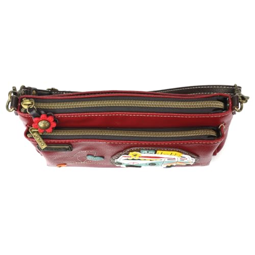 Image of CHALA RFID Protected Vegan Leather Deluxe Crossbody Bag with Adjustable Straps