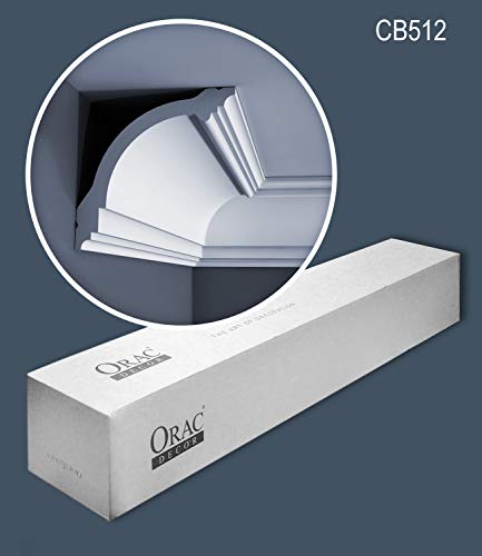 Corniches de plafond 10x9.5 cm Orac CB512N moulure polystyrène pour rénovation maison