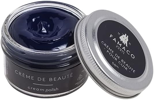 Famaco - Cirage Chaussure - Crème de Beauté - Pommadier 50 ml - Ravive les couleurs - Imperméabilise - Brillance longue durée - 1