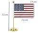 USA Schreibtisch Flagge, 30cm großes kleines AmerikanerAmerikaner Banner im Freien, winziges Drucken Dekor für Büro Home Tisch desk U.S.A