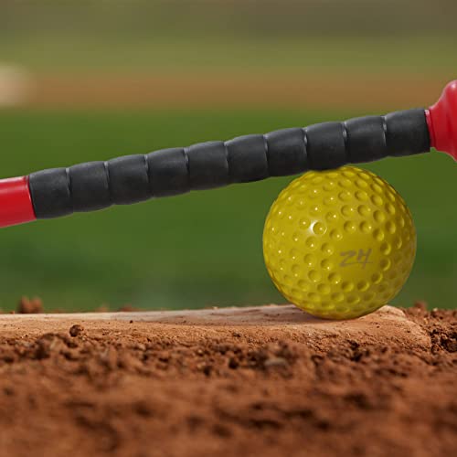 Furlihong 363Rbh 30Inch Plastic Baseball Bat, Lightweight Baseball Bat For Kids & Youth, Used With Training Balls (Red) #TOP2